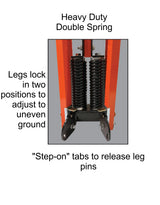 Watchdog Heavy Duty Double Spring Sign Stand for Rigid or Roll Up Signs